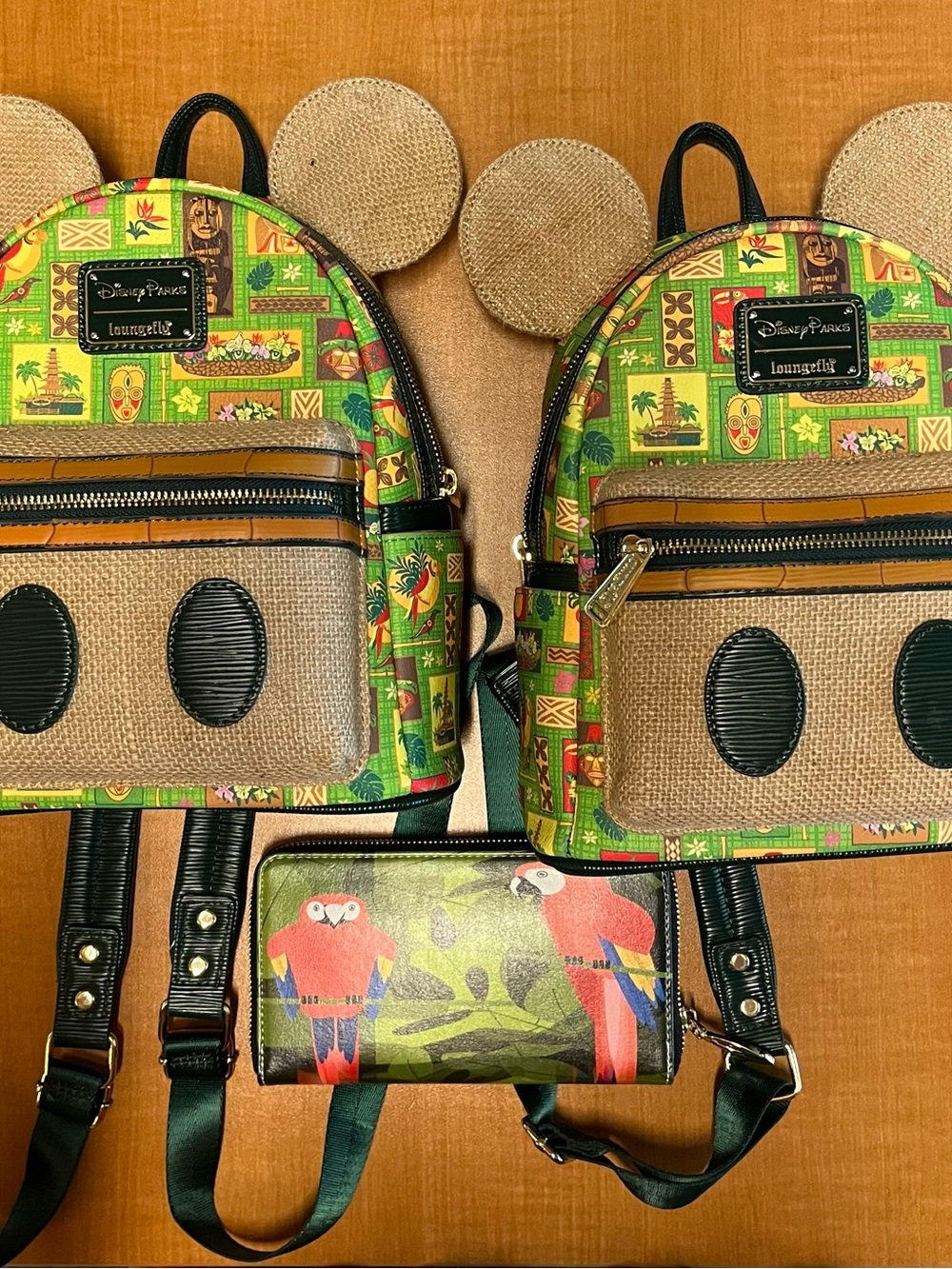 Enchanted Tiki Room Mickey Main Attraction Disney Loungefly Mini Backpack